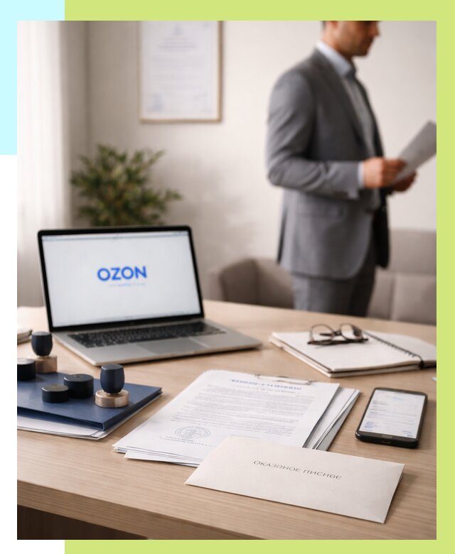 Отказное письмо для Ozon в Междуреченске от 3537 р. | Сертэкс